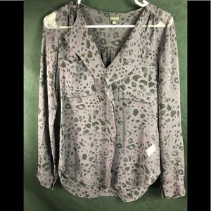 T. Babaton leopard shirt